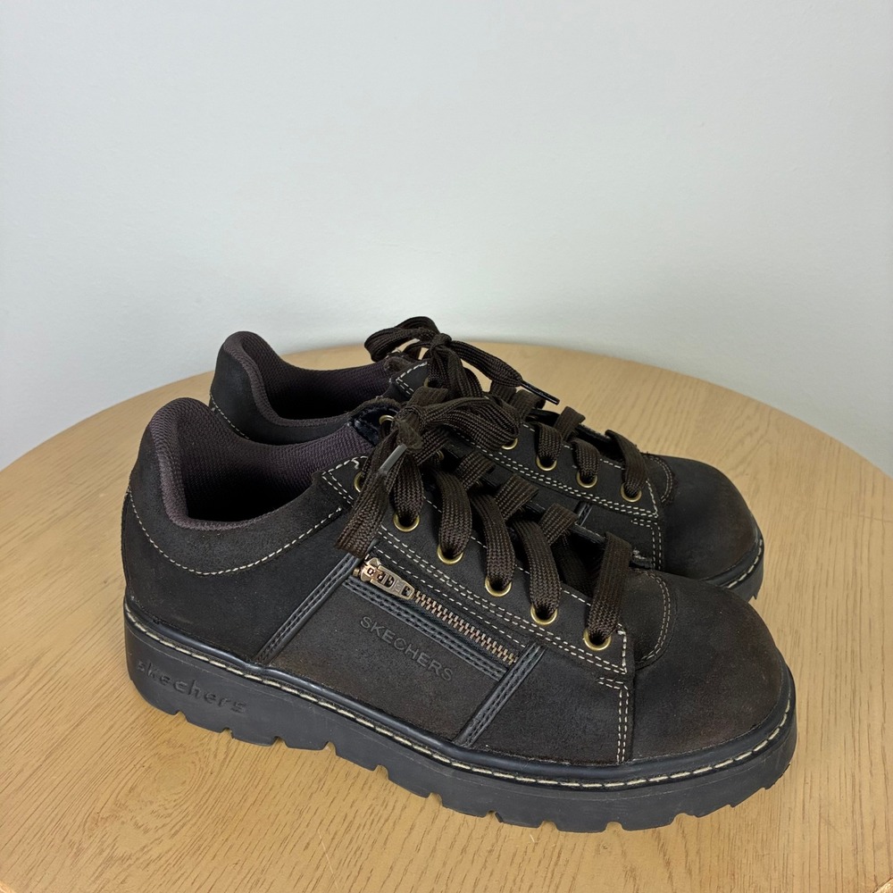 Vintage Y2K Skechers Tredd Jammers 46406 Chunky Shoes Lace Up Women's 9 Fall